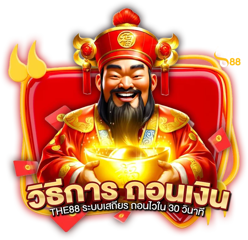 วิธีการ ถอนเงิน THE88 ระบบเสถียร ถอนไวใน 30 วินาที